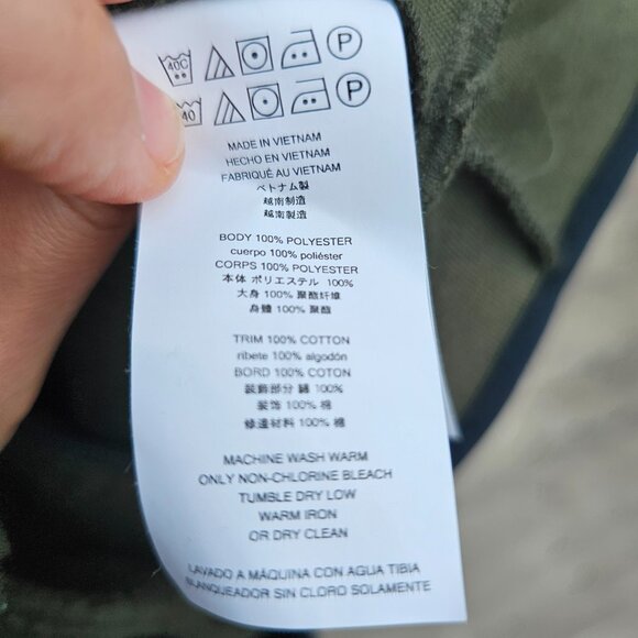 NWT Michael Kors Green Fleece Sherpa Vest Sz M - Picture 8 of 8